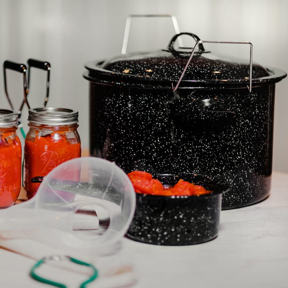 Granite Ware Enamel on Steel 12-Quart Water Bath Canner with Lid