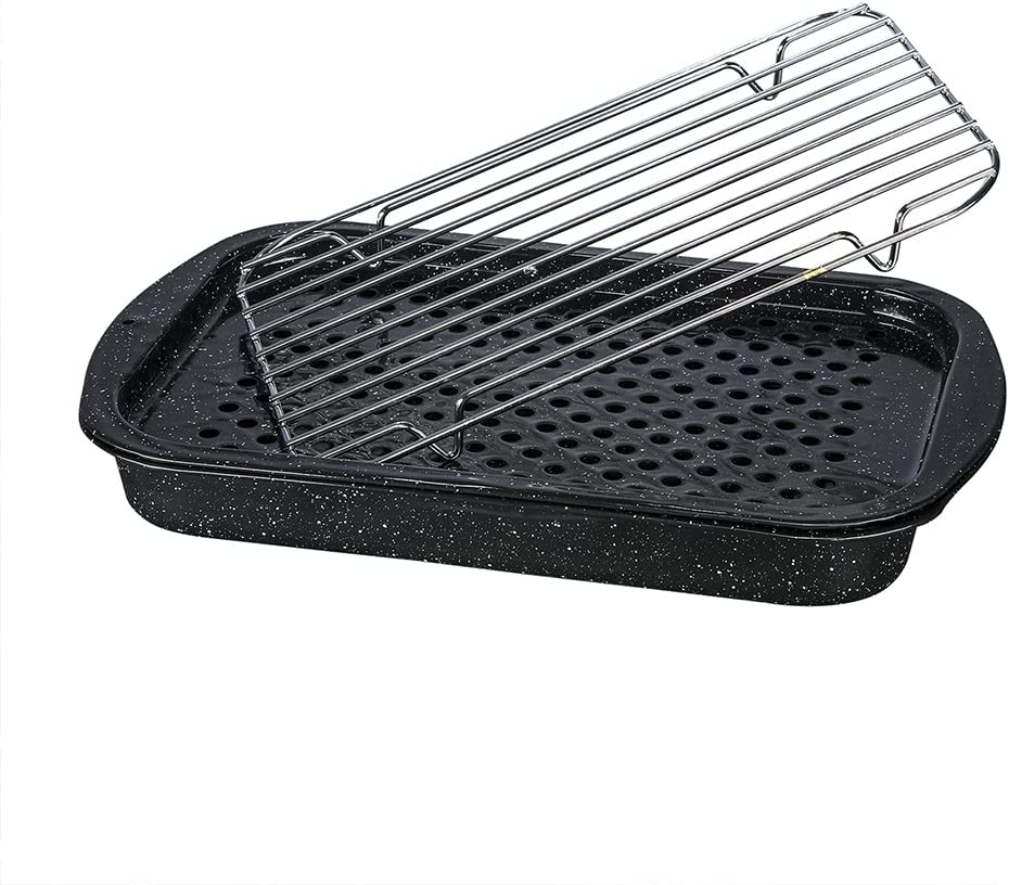 Granite Ware 3-Piece Set, Bake, Broiler Pan & Grill