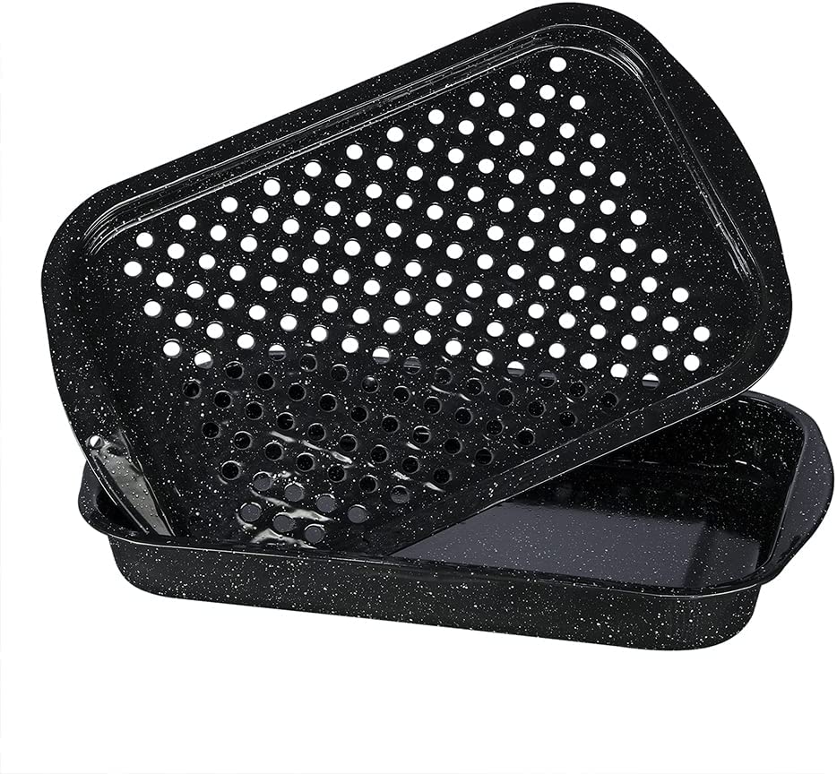Granite Ware 3-Piece Set, Bake, Broiler Pan & Grill